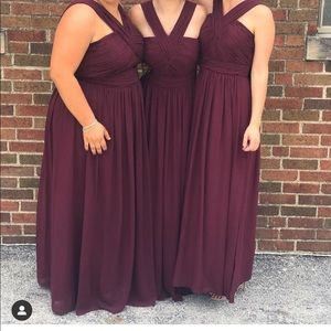 Bill Levkoff Bridesmaid Dress 1276 Color: Wine